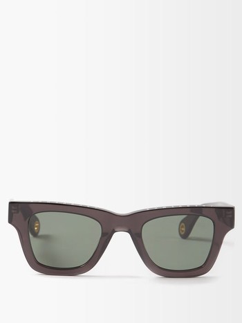 Square-Frame Acetate Sunglasses from Jacquemus