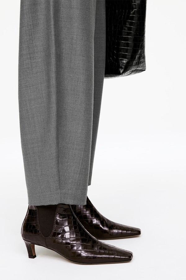 Square-Toe Ankle Boots from ARKET