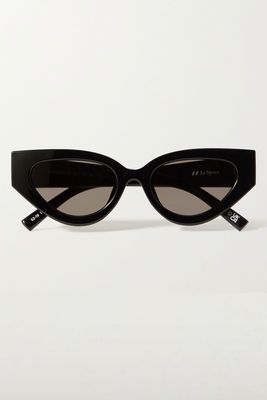 Aphrodite Cat-Eye Acetate & Gold-Tone Sunglasses from Le Specs