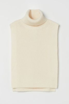 Knitted Polo-Neck Collar from H&M
