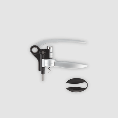 Satin Chrome Lever Model with Foil Cutter