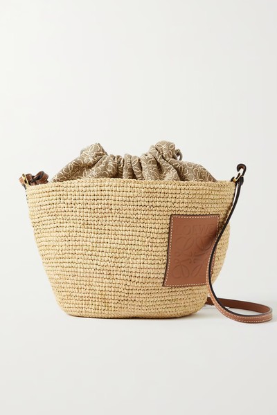 Pochette Raffia Shoulder Bag from Loewe Paula's Ibiza