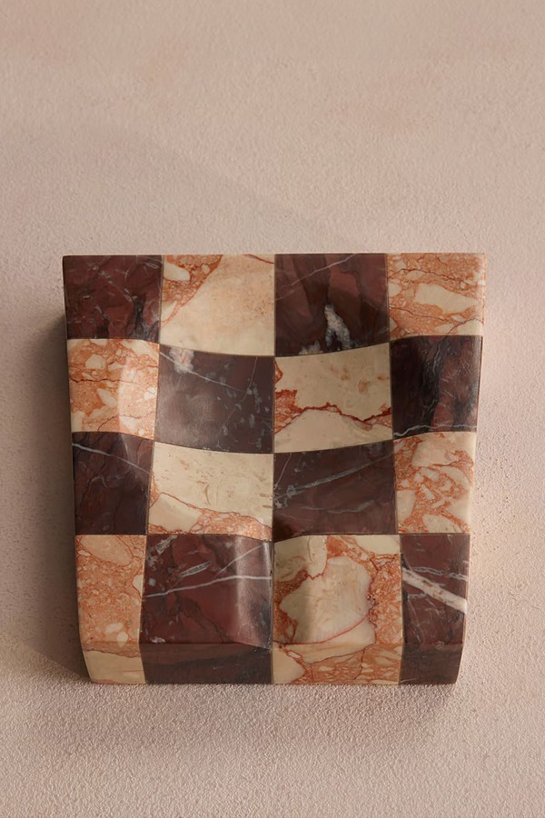 Calabria Check Marble Ashtray from Soho Home