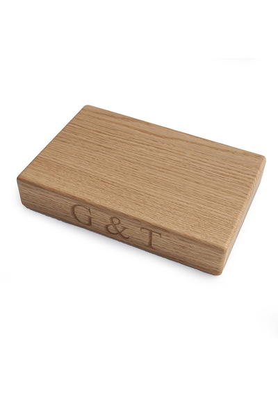 Oak Gin & Tonic Chopping Board from The Engraved Oak Company