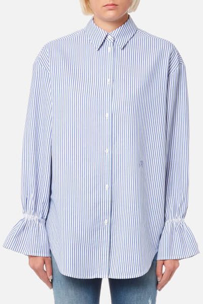 Ruffle Sleeve Shirt  from Emporio Armani 