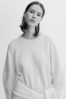 Eco Wool And Alpaca Oversized Knit Sweater from CAES