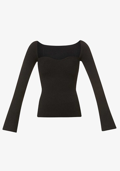 Fitted Sweetheart Neckline Top from Pixie Market