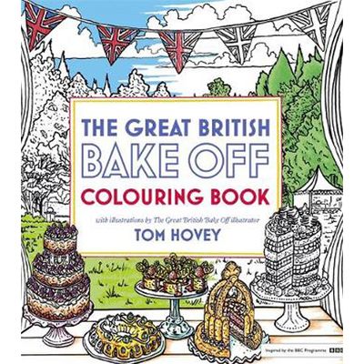 Great British Bake Off Colouring Book from Waterstones