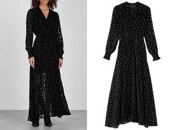 Paula Polka-Dot Devoré Maxi Dress from Birgitte Herskind