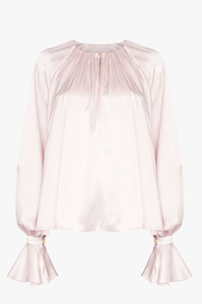 Pia Draped Silk Blouse from Roksanda