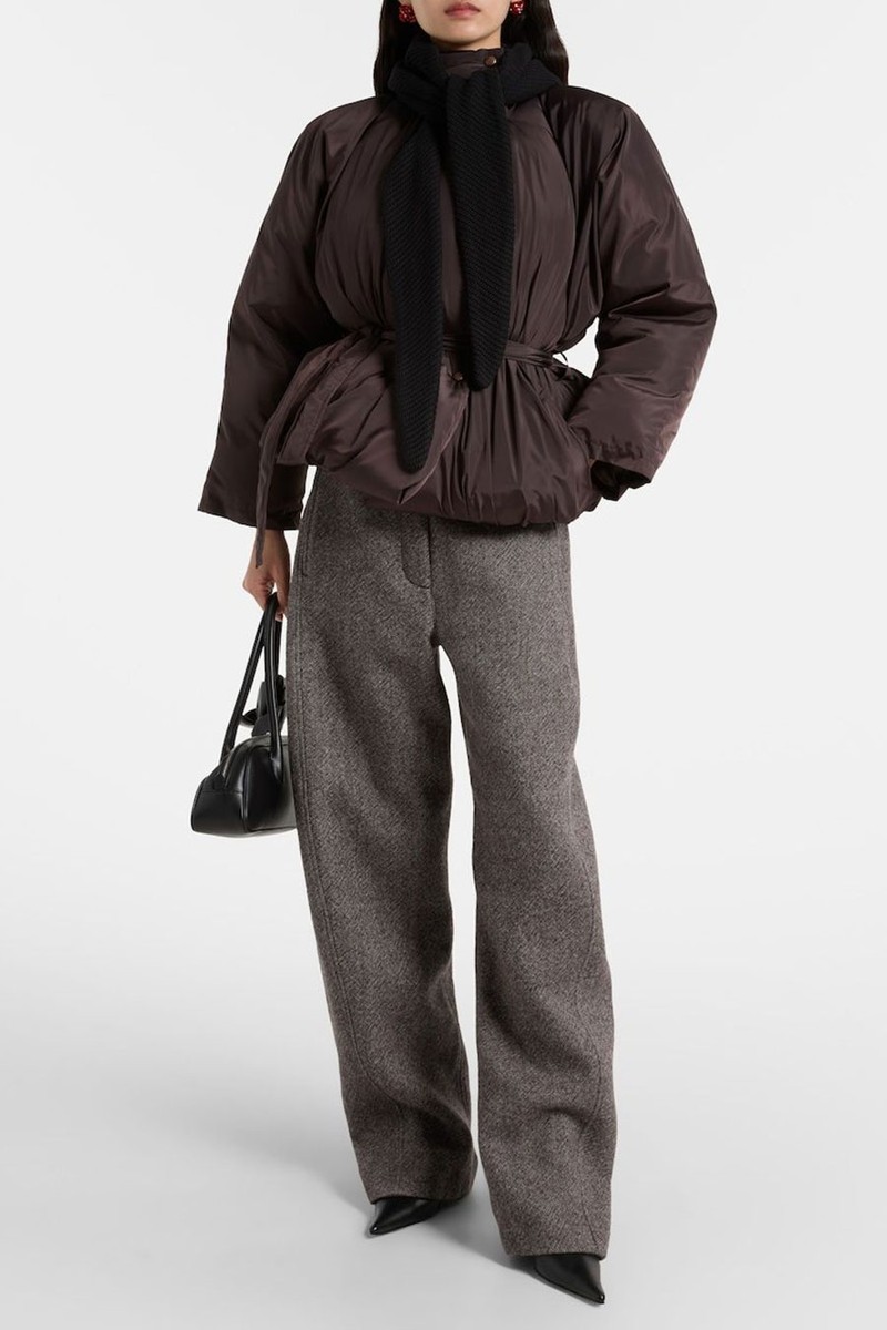 Knit Hood Puffer Jacket from Magda Butrym