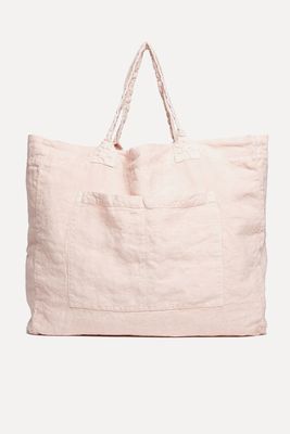 Weekend Linen Tote Bag from Once Milano