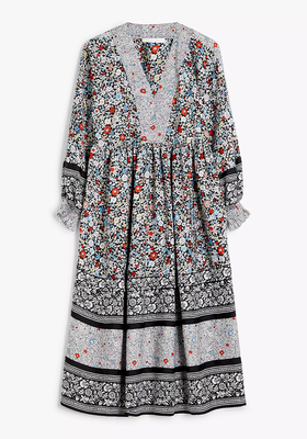 Janis Patchwork Floral Print Dress from See By Chloé