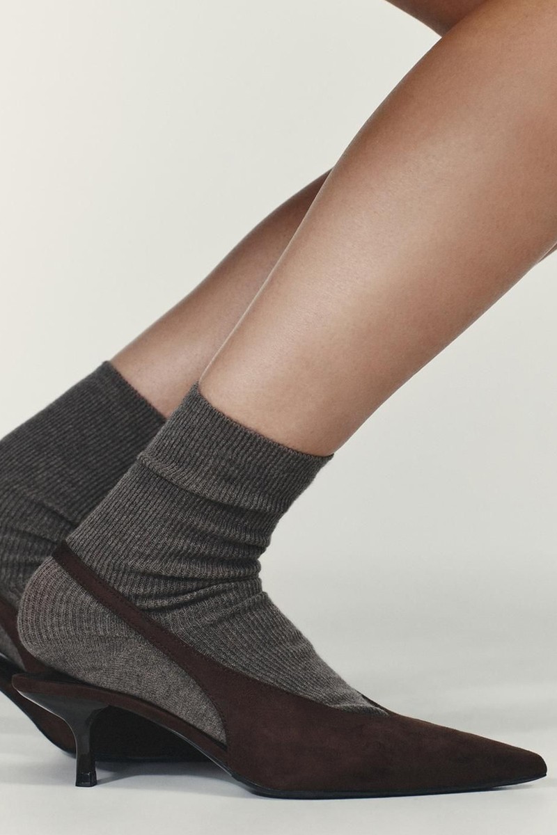 Slingback Kitten Heel Shoes