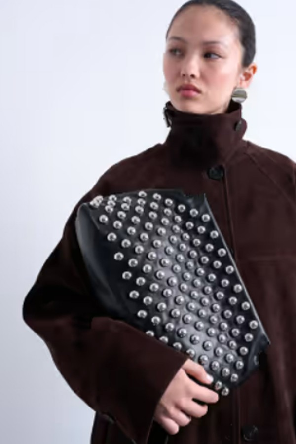 Gideon Studded Clutch Bag  from Topshop