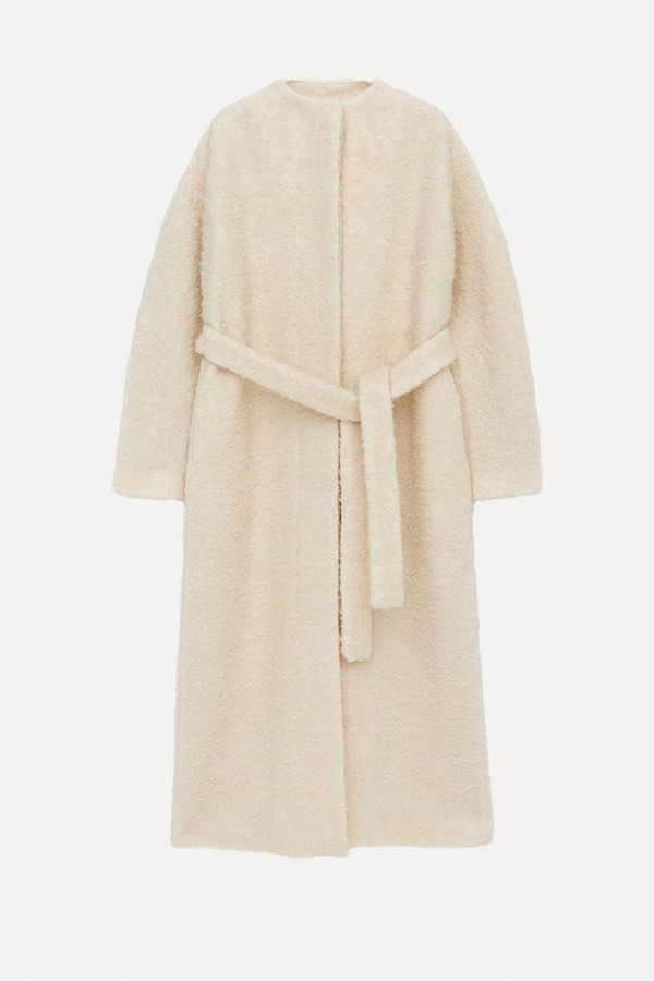 Bouclé Wool Coat from ARKET