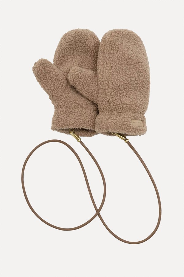 Corded Teddy Mittens from Katie Loxton