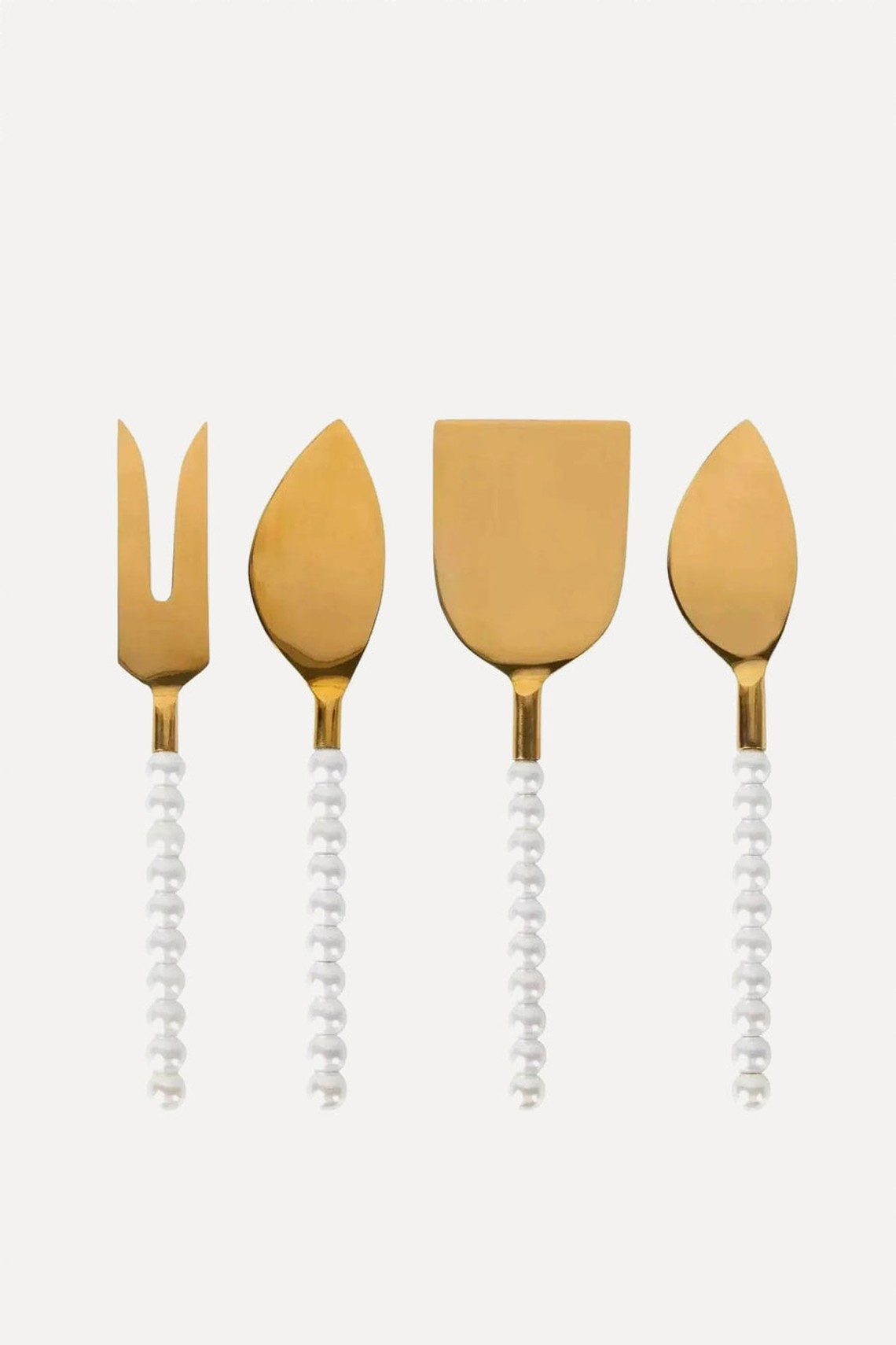 Set Of Pearl Cheese Knives from Lepelclub