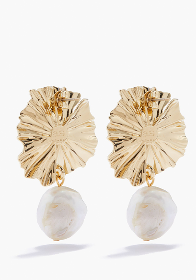 Amary Baroque Pearl Earrings from By Alona