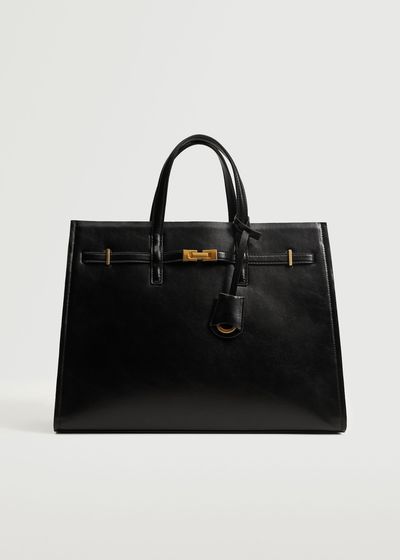 Pebbled Shopper Bag from Mango