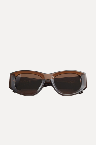 Sporty Silhouette Acetate Sunglasses from & Other Stories