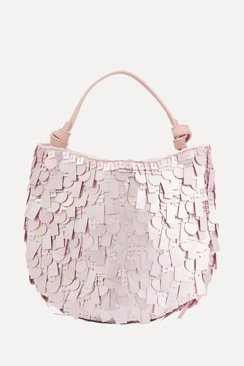 Crescent Mini Sequined Shoulder Bag from Staud