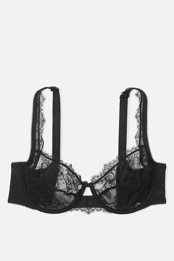 Full Cup Support Rose Lace Unlined Bra from Victoria's Secret
