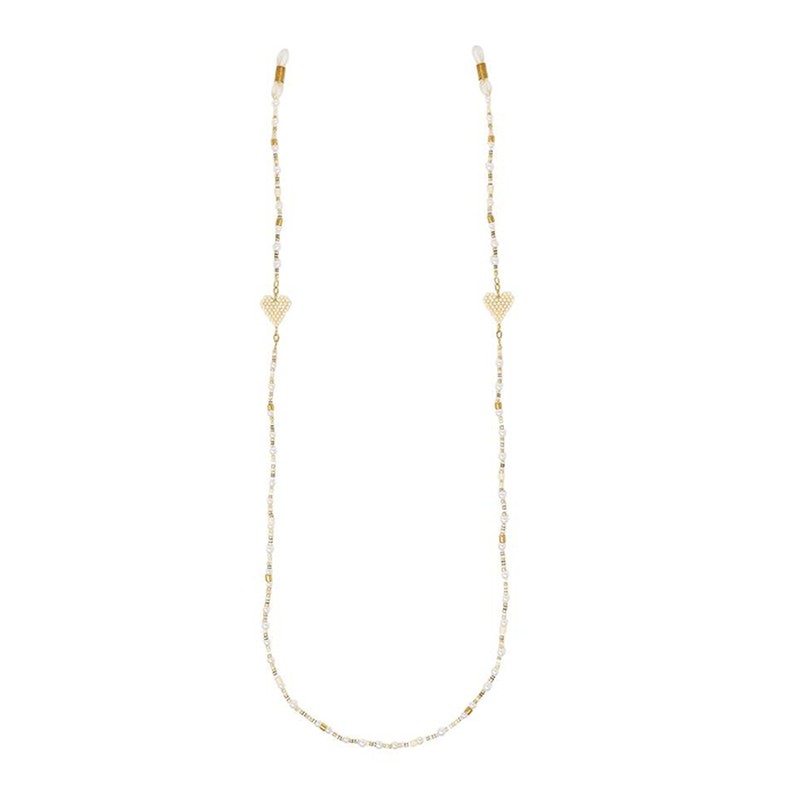 Love Drop Glasses Strap Cream from Mishky