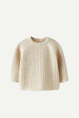Cable-Knit Sweater  from Zara