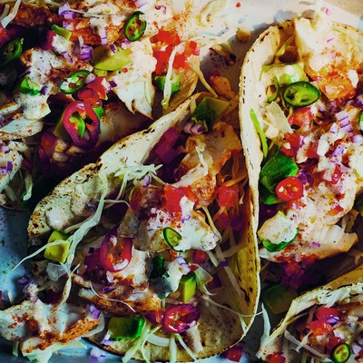 Banging Fish Tacos