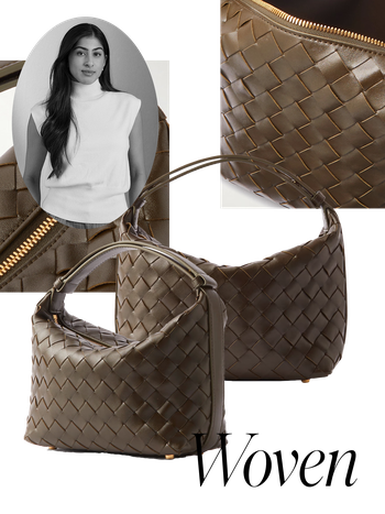 Mini Wallace Intrecciato Leather Shoulder Bag from Bottega Veneta