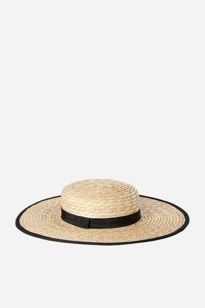 Wide Brim Boater Hat  from John Lewis