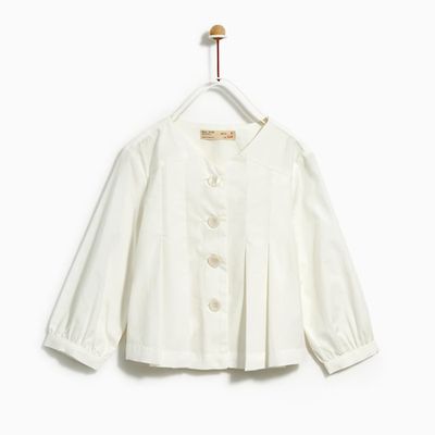 Pleated Blouse from Zara