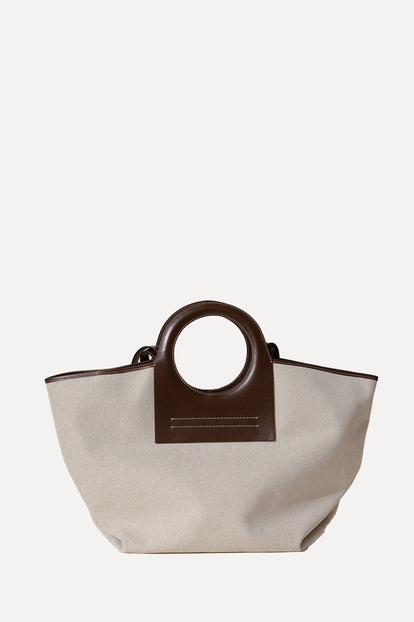 Large Cala Leather Tote Bag from Hereu