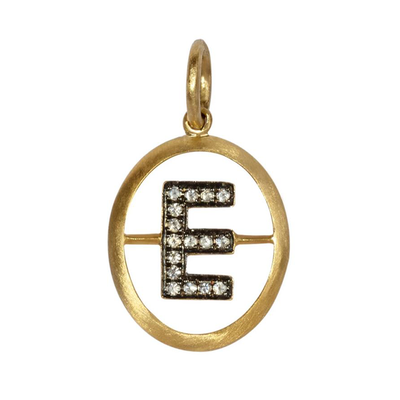 18ct Gold Diamond Initial Pendant from Annoushka