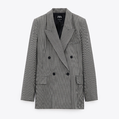 Checked Blazer from Zara