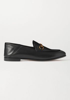 Brixton Horsebit-Detailed Leather Collapsible-Heel Loafers from Gucci