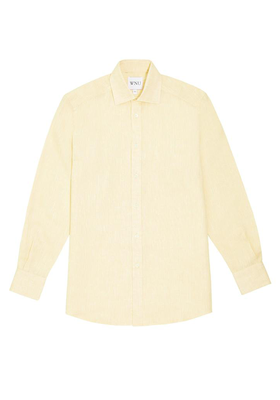 The Boyfriend Linen Shirt from With Nothing Underneath
