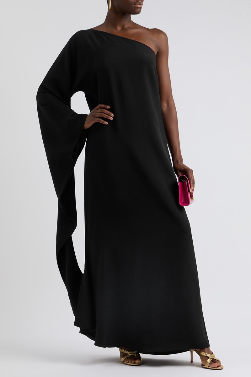 Balear One-Shoulder Draped Maxi Dress from Taller Marmo