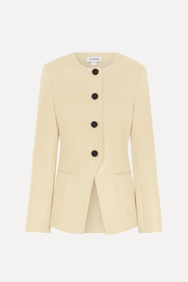 Daphne Waisted Boucle Blazer from Aligne
