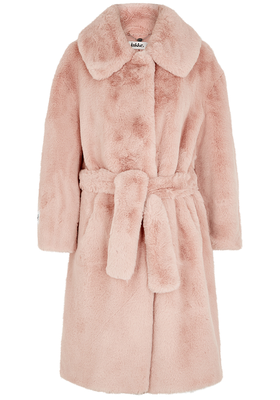 Katrina Belted Faux Fur Coat from Jakke