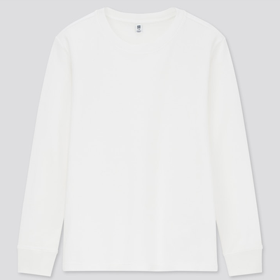 Soft Touch Crew Neck Long Sleeved T-Shirt