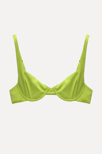 Ribbed Balconette Bikini Top from Pull & Bear