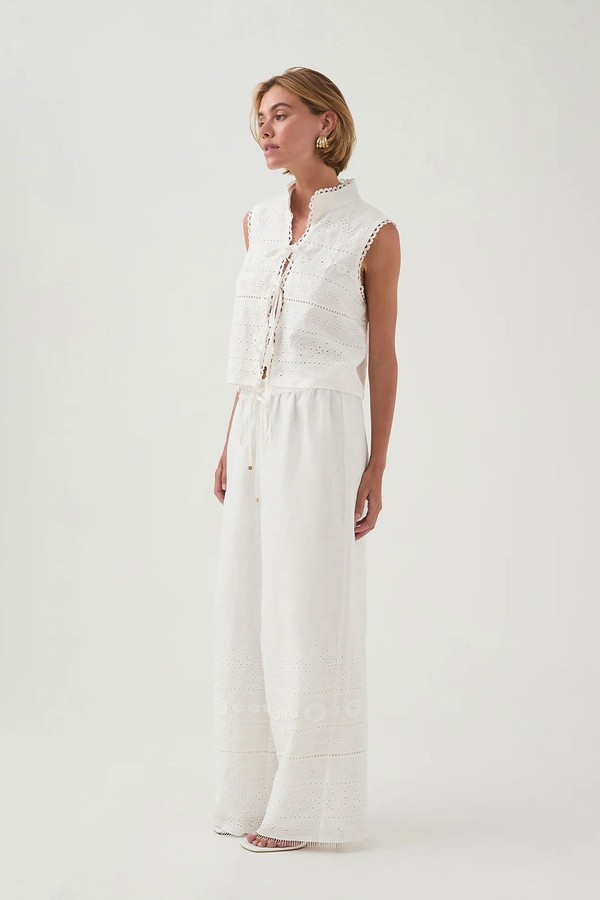 Cloud Embroidered Top from Aje