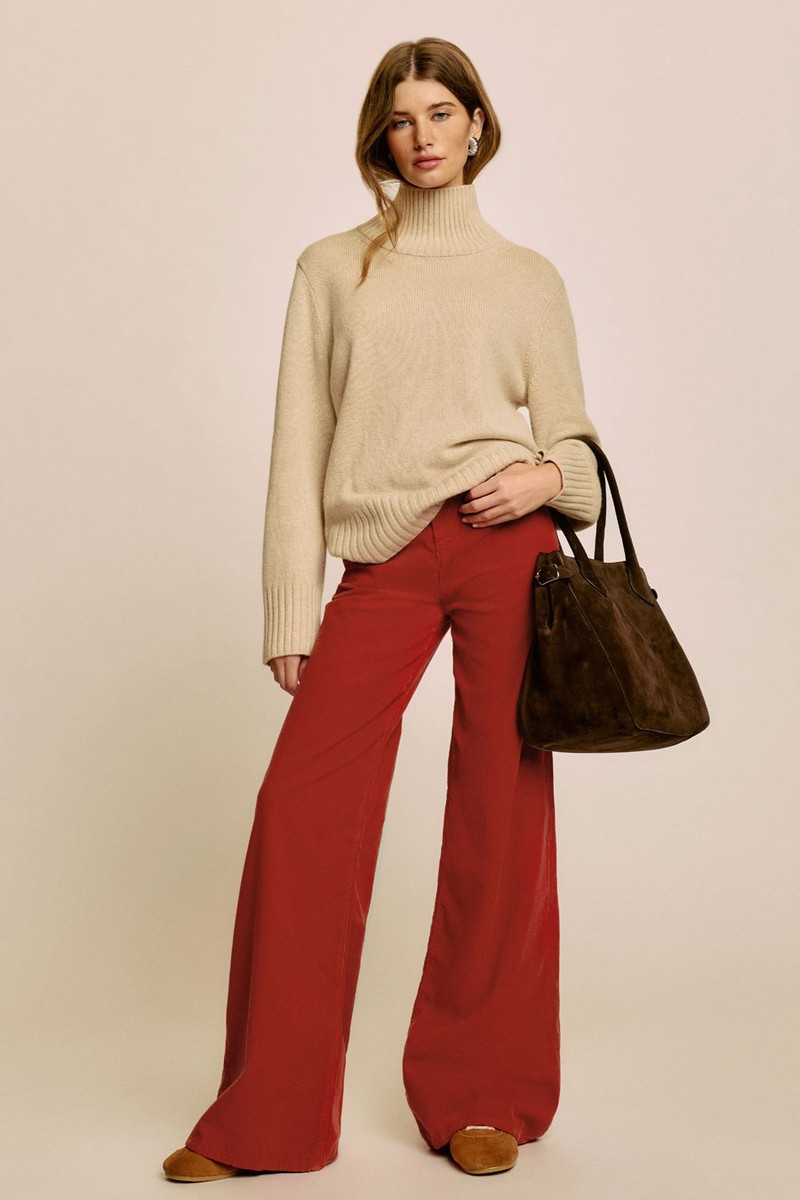 Eden Wide Leg Corduroy Pants