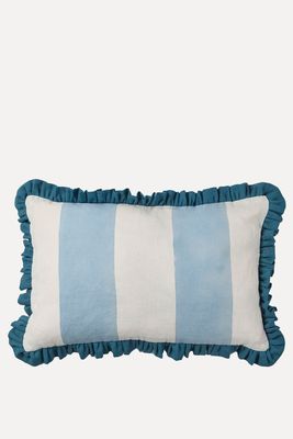 Cushion Frill Wide Stripe from Molly Mahon