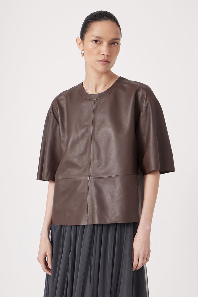 Soft Leather T-Shirt from Hush
