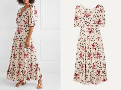 Lenny Floral-Print Cotton-Voile Maxi Dress from LoveShackFancy