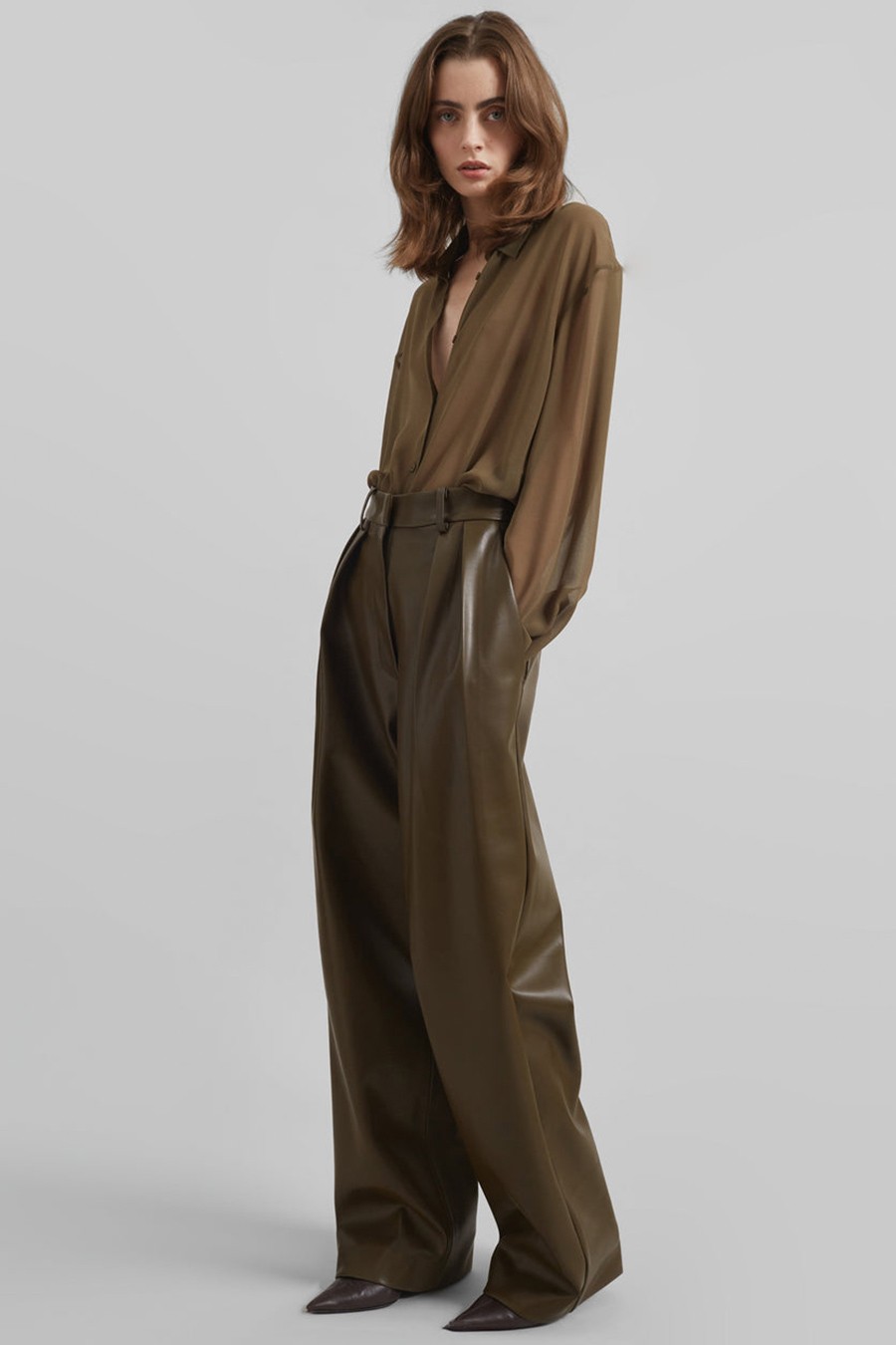 Helsinki Faux Leather Pants from The Frankie Shop