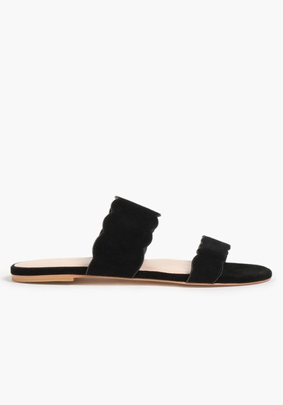 Santorini Suede Slides from Stuart Weitzman